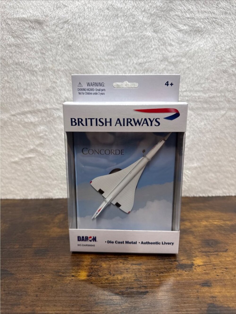 British Airways Concorde Die-Cast Metal Authentic Livery Model Plane For Ages 4+